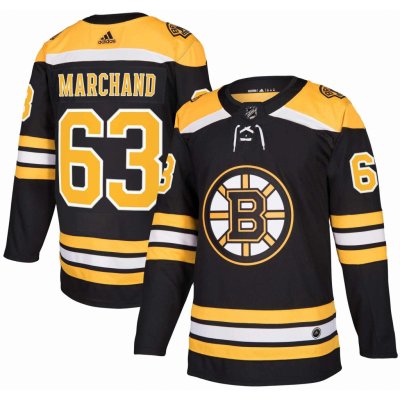 Adidas Dres Boston Bruins #63 Brad Marchand adizero Home Authentic Player Pro – Zboží Mobilmania