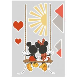 Komar 14093h Samolepky na zeď Disney Mickey Swing, , rozměr 50 cm x 70 cm,
