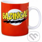 Keramický hrnek CurePink Big Bang Theory/Teorie velkého třesku Bazinga bílý 300 ml – Zbozi.Blesk.cz