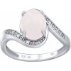 Prsteny SILVEGO stříbrný prsten s přírodním Růženínem JST14809RO