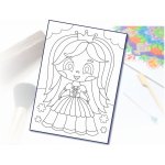 Radost v písku Šablona na pískování princeznička A5 148 x 210 mm – Zboží Dáma