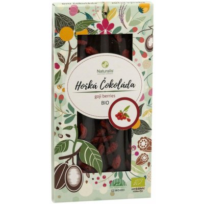 Naturalis BIO s goji berries Hořká 80 g – Zboží Mobilmania