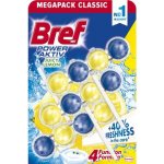 Bref WC Power Aktiv Lemon WC kuličky 3 x 50 g – Zbozi.Blesk.cz