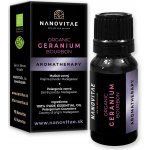 Nanovitae Geranium Bourbon esenciální olej Organic quality 10 ml – Hledejceny.cz