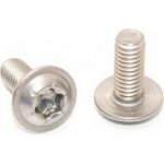 Šroub s půlkulatou hlavou, s drážkou TORX a podložkou AN 9084, nerez A2 M8 x 30, balení 1 ks – Sleviste.cz