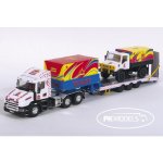 Seva Monti System 1396 CIRKUS KLUCKY Scania přepravník s Unimogem 1:48 – Zboží Živě