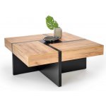 Halmar Sevilla S 80 x 80 cm se zásuvkami dub craft / černá – Zboží Dáma