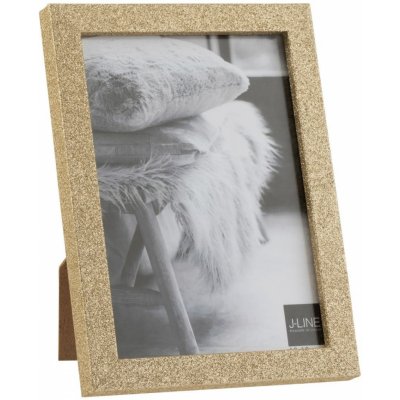 Zlatý dekorativní fotorámeček s flitry Glitter gold - 15*2*20 cm / 13*18cm – Zbozi.Blesk.cz