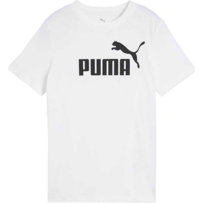 Puma ESSENTIALS NO. 1 LOGO TEE G Dívčí triko, bílá – Zboží Dáma