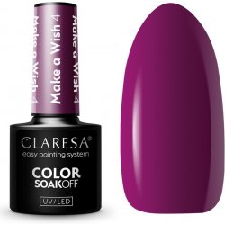 Claresa SoakOff UV/LED Color Make a Wish gelový lak na nehty odstín 4 5 g