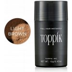 Toppik Hair Building Fibers Zahušťovací vlákna na vlasy a vousy Světle Hnědá 27 g – Zboží Dáma