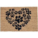 Home Elements Rohožka Srdce z Tlapek běžová 43 x 73 cm – Zboží Dáma