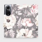 Mobiwear - Huawei Nova 9 - MX06S Květy na šedém pozadí – Zboží Živě