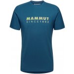 Mammut pánské triko Trovat T-shirt Men Logo modrá – Zboží Mobilmania
