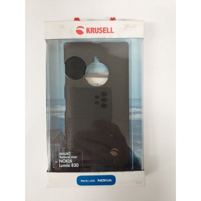 Pouzdro Krusell MALMÖ TEXTURECOVER Nokia Lumia 830 černé – Sleviste.cz