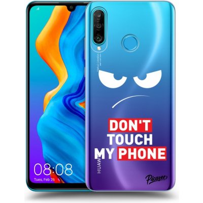 Pouzdro Picasee silikonové Huawei P30 Lite - Angry Eyes - Transparent čiré – Hledejceny.cz