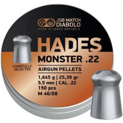 Diabolky JSB Hades Monster 5,5 mm 150 ks