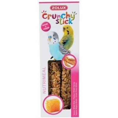 Zolux Crunchy Stick tyčinky malý papoušek jáhly med 85 g – Hledejceny.cz