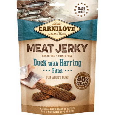 Carnilove Jerky Duck & Herring Fillet 100 g – Zboží Dáma