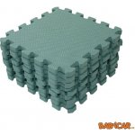 Baby dan Baby Dan hrací podložka puzzle Dusty Green 90x90cm 9Ks – Zboží Dáma