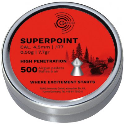 Diabolky Geco SuperPoint 4,5 mm 500 ks