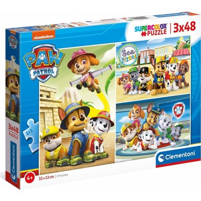 Clementoni Dětské Paw Patrol 25209 3 x 48 dílků – Hledejceny.cz