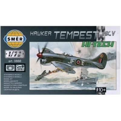 Směr Model Hawker Tempest MK.V HI TECH 14 2x17 3 cm v krabici 25x14 5x4 5 cm 1:72 – Hledejceny.cz