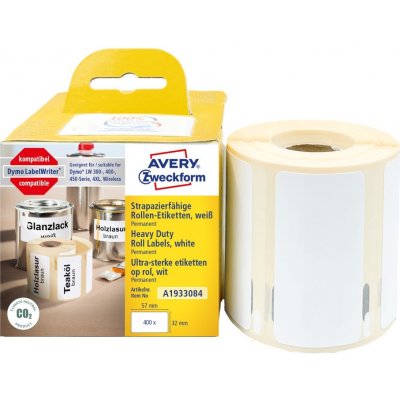 Avery Zweckform A1933084 Termoetikety 57x32 mm, 400 ks, bílé, kompatibilní DYMO 1933084 – Zboží Živě