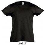 SOL'S dívčí bavlněné třičko CHERRY Deep Black – Zboží Dáma