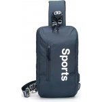 Ozuko přes rameno s USB Sports modrá 10 l – Zboží Dáma