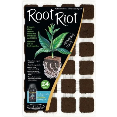 Growth Technology Root Riot sadbovací kostky včetně sadbovače 24 ks – Hledejceny.cz