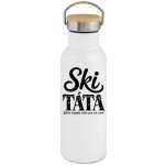 123TRIKO termoska Ski táta.Jako každý táta jen víc cool, černý tisk 500 ml narozeniny – Hledejceny.cz