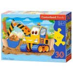 Castorland Žlutý bagr 30 dílků – Sleviste.cz