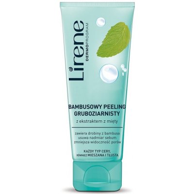 Lirene Dermo Máta hrubý peeling pro všechny typy pleti 75 ml