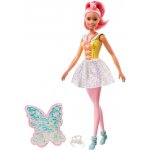 Mattel Barbie Kouzelná víla fialová křídla – Zboží Mobilmania
