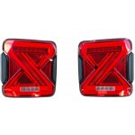 Sada LED zadních světel, Čistý, EU, Jeep Wrangler JL, serie X – Hledejceny.cz