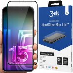 3mk HardGlass Max Lite pro Apple iPhone 15 Plus, černá 3mk 477847 5903108531023 – Zboží Živě
