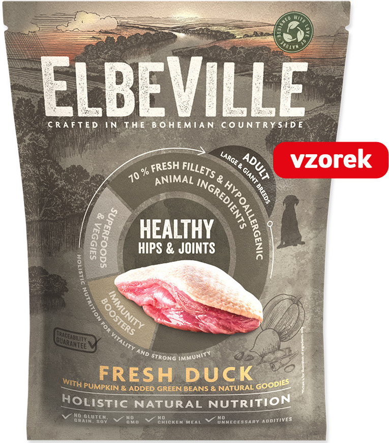 Elbeville Adult Large Fresh Duck Healthy Hips and Joints 0,1 kg