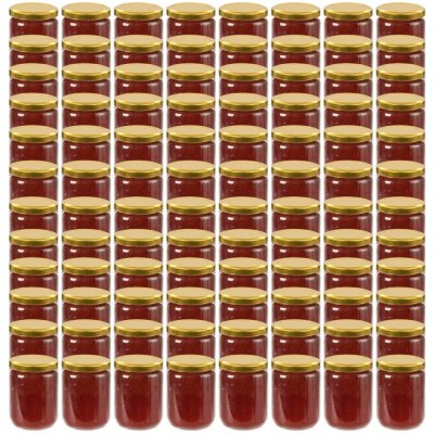 meedo zavařovací sklenice se zlatými víčky 96 x 230ml – Hledejceny.cz
