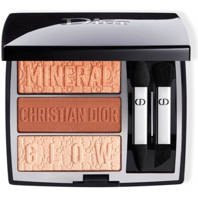 DIOR Diorshow 3 Couleurs Tri(O)blique Mineral Glow Limited Edition paletka očních stínů 733 Coral Glow 3,3 g – Zboží Mobilmania