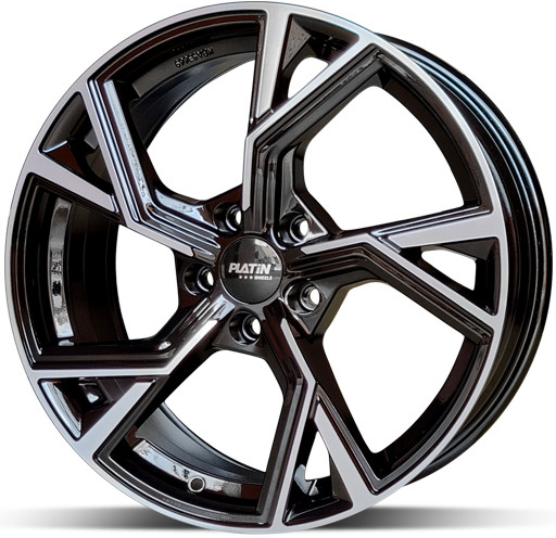 Platin P100 8,5x19 5x112 ET30 black polished