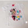 Dětské tričko dívčí tričko Minnie Fab Lous bílé