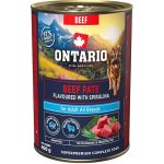 Ontario Adult hovězí pate s příchutí spiruliny 400 g – Hledejceny.cz