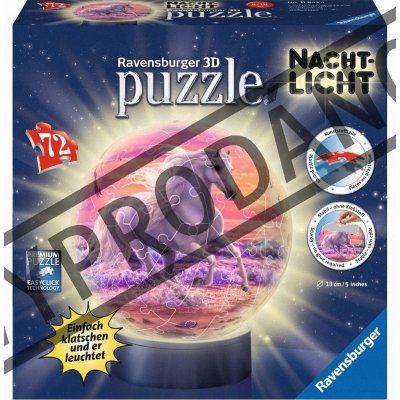 Ravensburger 3D puzzleball svítící Kůň na pláži 72 ks – Hledejceny.cz