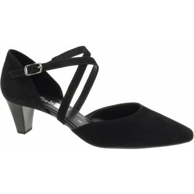 GABOR Dámské černé kožené lodičky 01.363.17 245 – Zboží Dáma