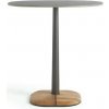 Jídelní stůl Ethimo Enjoy 70x70 cm Coffee Brown/Stone Black