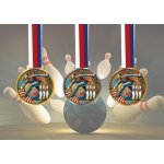 Akrylátová medaile Bowling Zlatá – Zbozi.Blesk.cz