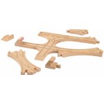 Playtive Sada dřevěných kolejnic výhybek – Zboží Dáma