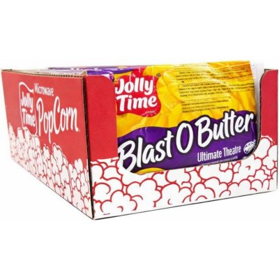 Jolly Time Blast O Butter popkorn s máslovou příchutí 100 g Celé Balení 18 ks – Zboží Mobilmania