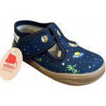 Milami dětská Barefoot přezůvková obuv BF1 VJ43 blue – Zboží Dáma